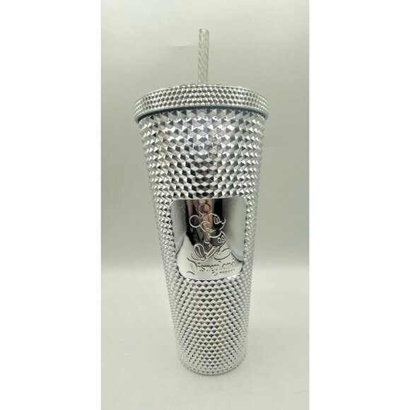Starbucks Other - Disney Parks Mickey Silver Studded Starbucks Tumbler Cup Limited Edition 2021